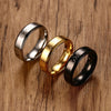God is Great Symb Ring for Men High Quality Stainless Steel Gold Color Black Silver Male Alliance Jewelry 7 8 9 10 11 12#