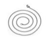 Men's Long Curb Link Chain Necklace Black Gold Silver Color Stainless Steel Male Colar Accessories Jewelry