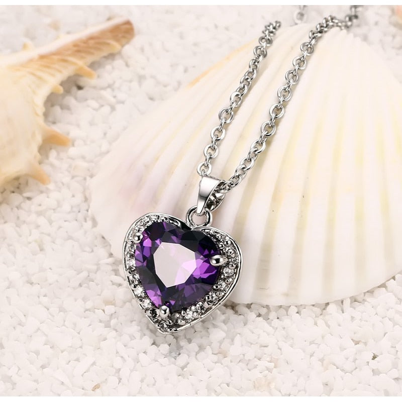 Vnox Vintage Heart of The Ocean Choker Love Necklaces & Pendants Birthday Friends Gifts free box