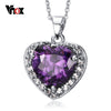 Vnox Vintage Heart of The Ocean Choker Love Necklaces & Pendants Birthday Friends Gifts free box