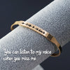 Voice Memo Engraving Bangle Custom Secret Message QR Code Sound Wave Cuff Bracelet Keychain Personalized Soundwave Creative Gift