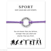 Volleyball Sport Charm Bracelets Chain Jewelry Women Men Girl Boy Unisex  Friends Gift Drop Shipping