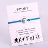 Volleyball Sport Charm Bracelets Chain Jewelry Women Men Girl Boy Unisex  Friends Gift Drop Shipping