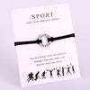 Volleyball Sport Charm Bracelets Chain Jewelry Women Men Girl Boy Unisex  Friends Gift Drop Shipping