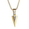 WANGAIYAO arrow necklace stainless steel pendant short keel chain men's retro jewelry