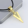 WANGAIYAO arrow necklace stainless steel pendant short keel chain men's retro jewelry
