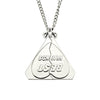 WANGAIYAO hip-hop personality trend triangle two halves split men and women long stainless steel pendant necklace co