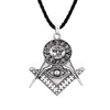 WANGAIYAO2021 Men's Slavic Pendant Necklace Sun Masonic Pendant Necklace Knights Templar Symbol Necklace Jewelry