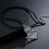 WANGAIYAO2021 Men's Slavic Pendant Necklace Sun Masonic Pendant Necklace Knights Templar Symbol Necklace Jewelry