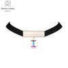 Women Collares Necklaces Crystal from Swarovski Baroque Geometry Torque Clavicle Choker Necklaces Black Rope Chain
