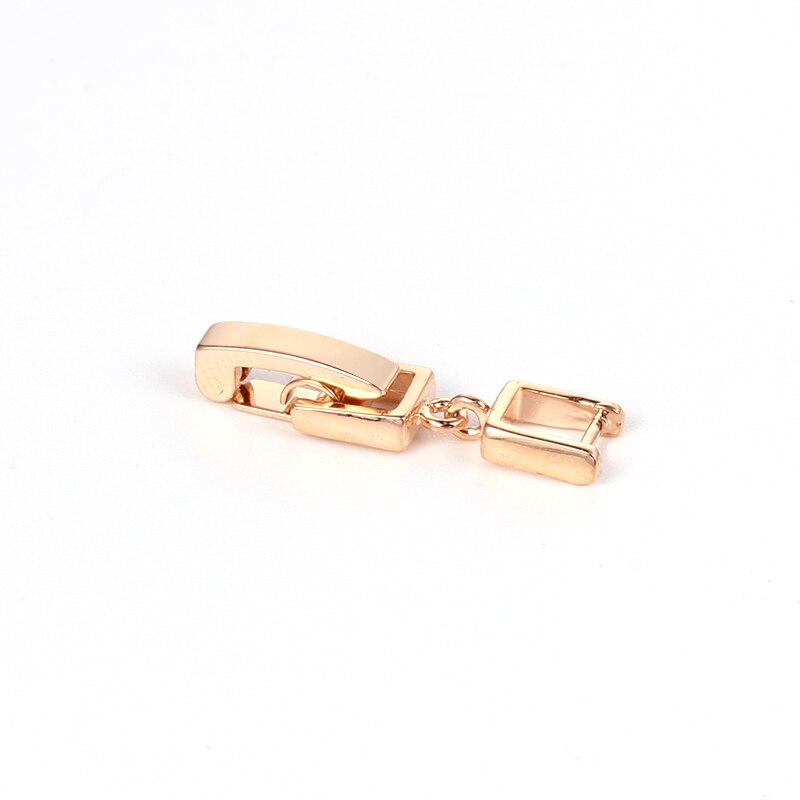 WEIMANJINGDIAN White Gold / Yellow Gold / Rose Gold Color Plated Bracelet or Necklace's Extenders /Extension Buckle Clasp