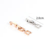 WEIMANJINGDIAN White Gold / Yellow Gold / Rose Gold Color Plated Bracelet or Necklace's Extenders /Extension Buckle Clasp