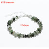 WGOUD Bohemian Natural Stone Bead Choker Necklace Bracelet Bridal Handmade Irregular Ladies Jewelry Collar Party Gift