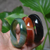 56MM Agate Braceletbeautiful Decorative Pattern Red/Green/Black 1X