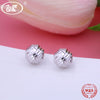 16 Styles NEW 925 Silver Earrings Jewelry Crystal Star Round Heart Girls Women Stud Earrings Jewellery Wholesale Hot OW EA037
