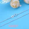 5 10 20 PCS Wholesale LOTS 925 Silver Chain Necklace Women Girls Box Link Rope Snake Chain Jewelry 45CM 18 Inch 2020 YW NA005