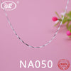925 Silver Chain Women Necklace Snake Rope Box Twist Link Chain Jewelry 16 18 Inch Collar Mujer Dropshipping 2020 W1 NA013