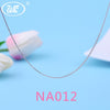 925 Silver Chain Women Necklace Snake Rope Box Twist Link Chain Jewelry 16 18 Inch Collar Mujer Dropshipping 2020 W1 NA013