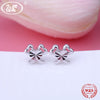 925 Sterling Silver Stud Earrings Star Heart Crystal 2020 Women Earring Brincos Fine Jewelry   Wholesale OW EA044