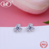 925 Sterling Silver Stud Earrings Star Heart Crystal 2020 Women Earring Brincos Fine Jewelry   Wholesale OW EA044