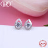 925 Sterling Silver Stud Earrings Star Heart Crystal 2020 Women Earring Brincos Fine Jewelry   Wholesale OW EA044