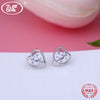 925 Sterling Silver Stud Earrings Star Heart Crystal 2020 Women Earring Brincos Fine Jewelry   Wholesale OW EA044