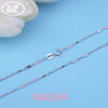 Basic 925 Silver Chain Women Female Necklace Lobster Clasp 40cm 45cm S925 Chains Jewelry Gift For Girls Wholesale W2 NA034