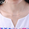 Basic Jewelry Wholesale 925 Sterling Silver Chain Necklace For Women Girls 45CM 18 Inch Classic Chain 10 20 PCS Lots W1 NA012