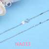 Basic Jewelry Wholesale 925 Sterling Silver Chain Necklace For Women Girls 45CM 18 Inch Classic Chain 10 20 PCS Lots W1 NA012