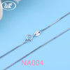Basic Jewelry Wholesale 925 Sterling Silver Chain Necklace For Women Girls 45CM 18 Inch Classic Chain 10 20 PCS Lots W1 NA012