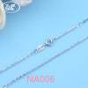 Genuine 925 Sterling Silver Women Chain Necklace Link Snake Box Rope Chains 16 18 Inch Necklaces Jewelry Dropshipping 2020 OW