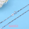 Genuine 925 Sterling Silver Women Chain Necklace Link Snake Box Rope Chains 16 18 Inch Necklaces Jewelry Dropshipping 2020 OW