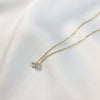 WOOZU 925 Sterling Silver French Cute Four-Leaf Flower Pendant Necklaces For Women Luxury Clavicle Chain 14k Gold Plated Jewelry