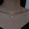 WOOZU 925 Sterling Silver French Cute Four-Leaf Flower Pendant Necklaces For Women Luxury Clavicle Chain 14k Gold Plated Jewelry