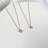 WOOZU 925 Sterling Silver French Cute Four-Leaf Flower Pendant Necklaces For Women Luxury Clavicle Chain 14k Gold Plated Jewelry
