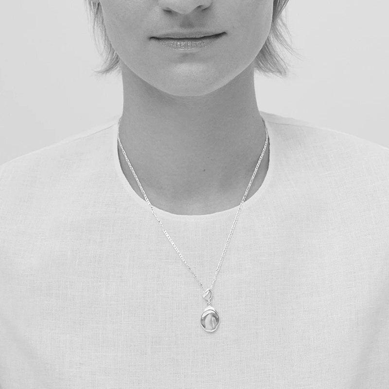 WTLTC 2021 INS Hammered Small Coin Pendant Necklaces for Women Minimalist Irregular Disc Necklace Retro Link layered Chokers