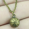 11mm 3D Basketball Pendant Necklace Jewelry, Handmade Necklace Gift For Women Drops Jewellery