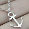 19x15mm Anchor Pendant Necklace Jewelry, Handmade Necklace Gift For Women Drops Jewellery