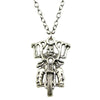 2 Colors 44x28mm Motorcycle Skull Pendant Necklace, Fashion Jewelry Gift Dropshipping 2020 New Arrivals