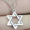 20mm David Star Pendant Necklace Jewelry, Handmade Necklace Gift For Women Drops Jewellery