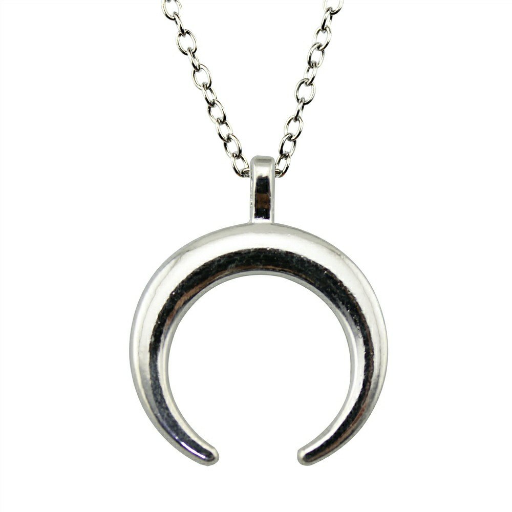 40x33mm Crescent Moon Pendant Necklace, Fashion Jewelry Gift For Women Dropshipping 2020 New Arrivals