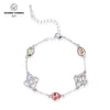 2020 Women Bracelets Crystal From Swarovski Blue Bangle Water Drop Classic Luxury Bracelets Fine Jewelry for Lady