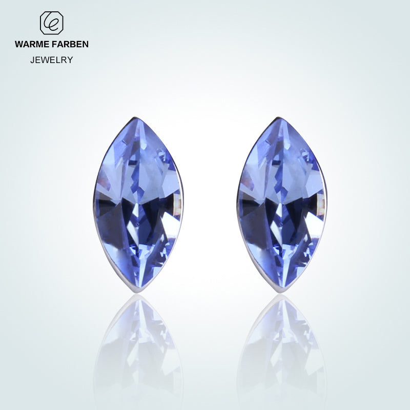 5 Pair Winter for Ladies Women Stud Earrings Crystal from Swarovski Real 925 Silver Water Drop Sleeping Earrings