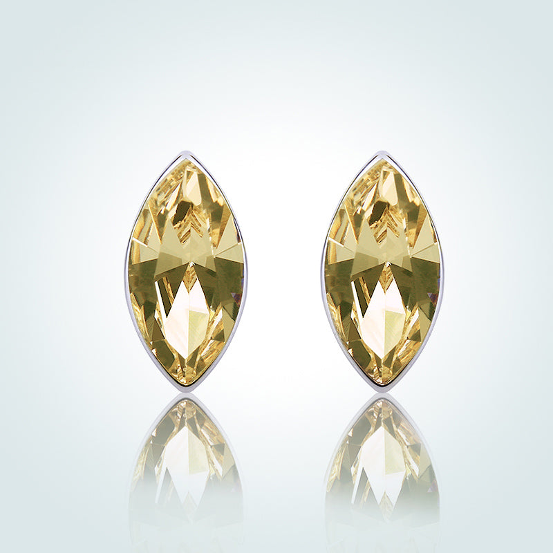 5 Pair Winter for Ladies Women Stud Earrings Crystal from Swarovski Real 925 Silver Water Drop Sleeping Earrings