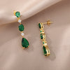 Water Drop Earrings for Women Cubic Zirconia Stainless Steel Earrings 2023 Trend in Wedding Aesthetic Jewerly pendientes
