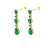Water Drop Earrings for Women Cubic Zirconia Stainless Steel Earrings 2023 Trend in Wedding Aesthetic Jewerly pendientes