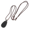 Water-drop Quantum Pendant Scalar Energy Ion Necklace Health Jewelry Lava Stone Pendants 5g radiation Protection shungite Stone