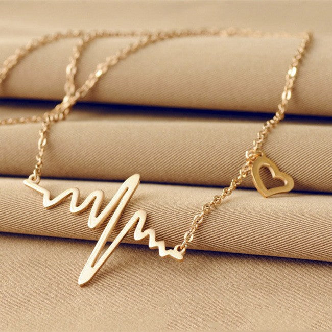 Simple-Wave-Heart-Necklace-Chic-ECG-Heartbeat-Gold-Plated-Pendant-Charm-Lightning-Necklace-for-Women-Vintage