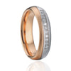 Wedding Band Mens Rings bague femme anel feminino anillos mujer Rose Gold Color Couple Engagement Rings For Women
