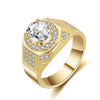 Wedding Rings For Men Bijoux Gentleman Sterling Silver Bridegroom Luxury Jewelry S925 Engagement Ring Anello Oro Uomo